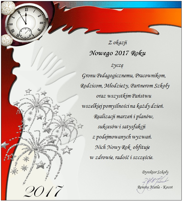 Życzenia noworoczne