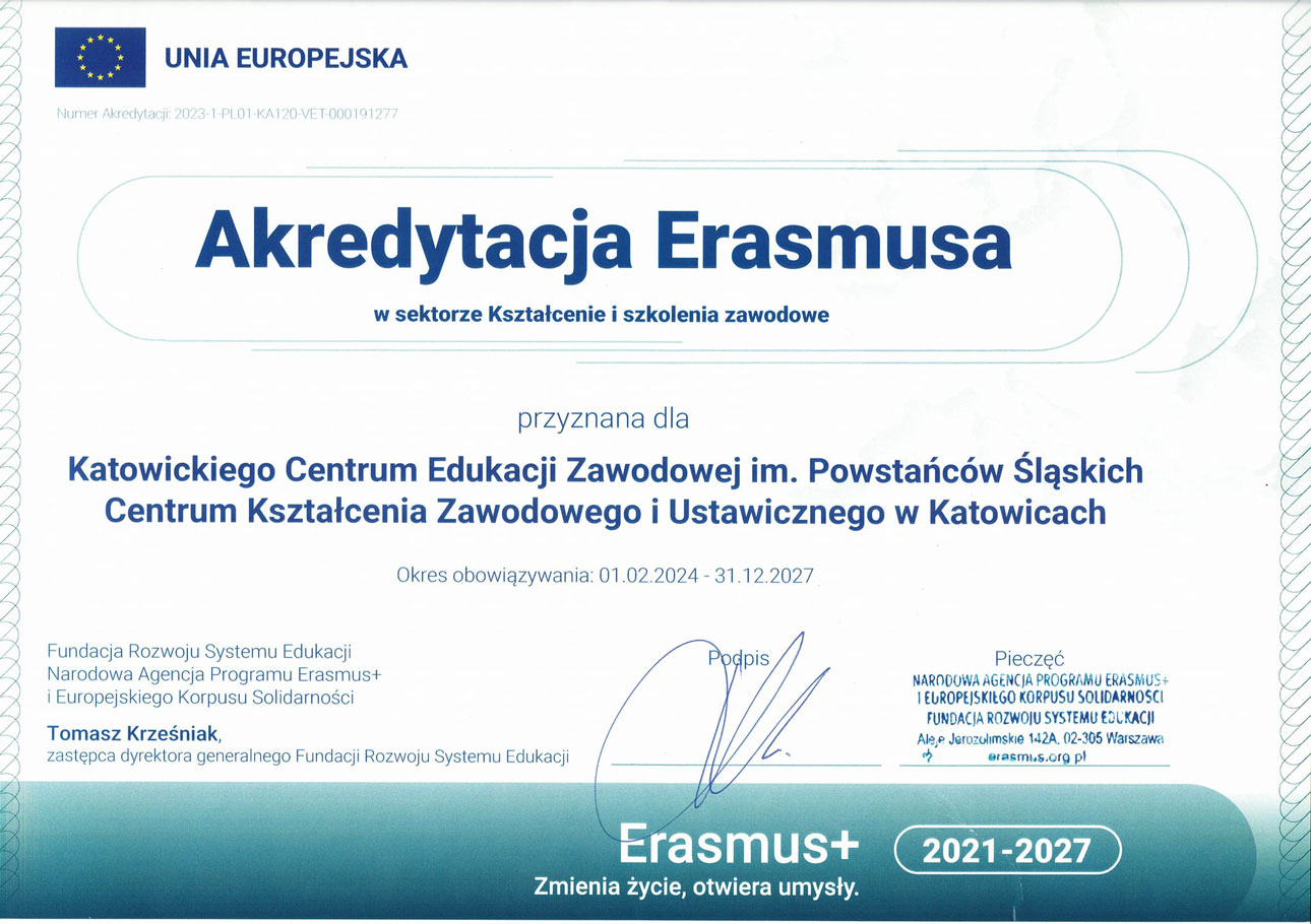 Akredytacja Erasmus