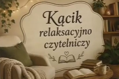 Kącik relaksacyjno - czytelniczy w stylu jesiennym